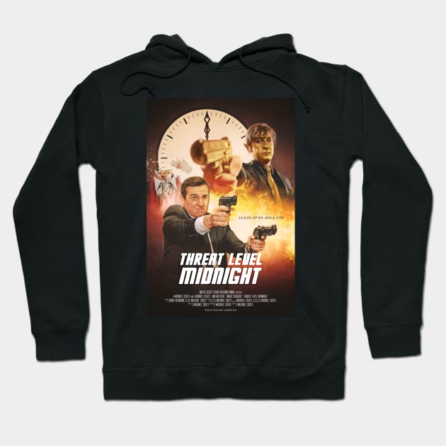 Threat Level Midnight Hoodie by cmloweart